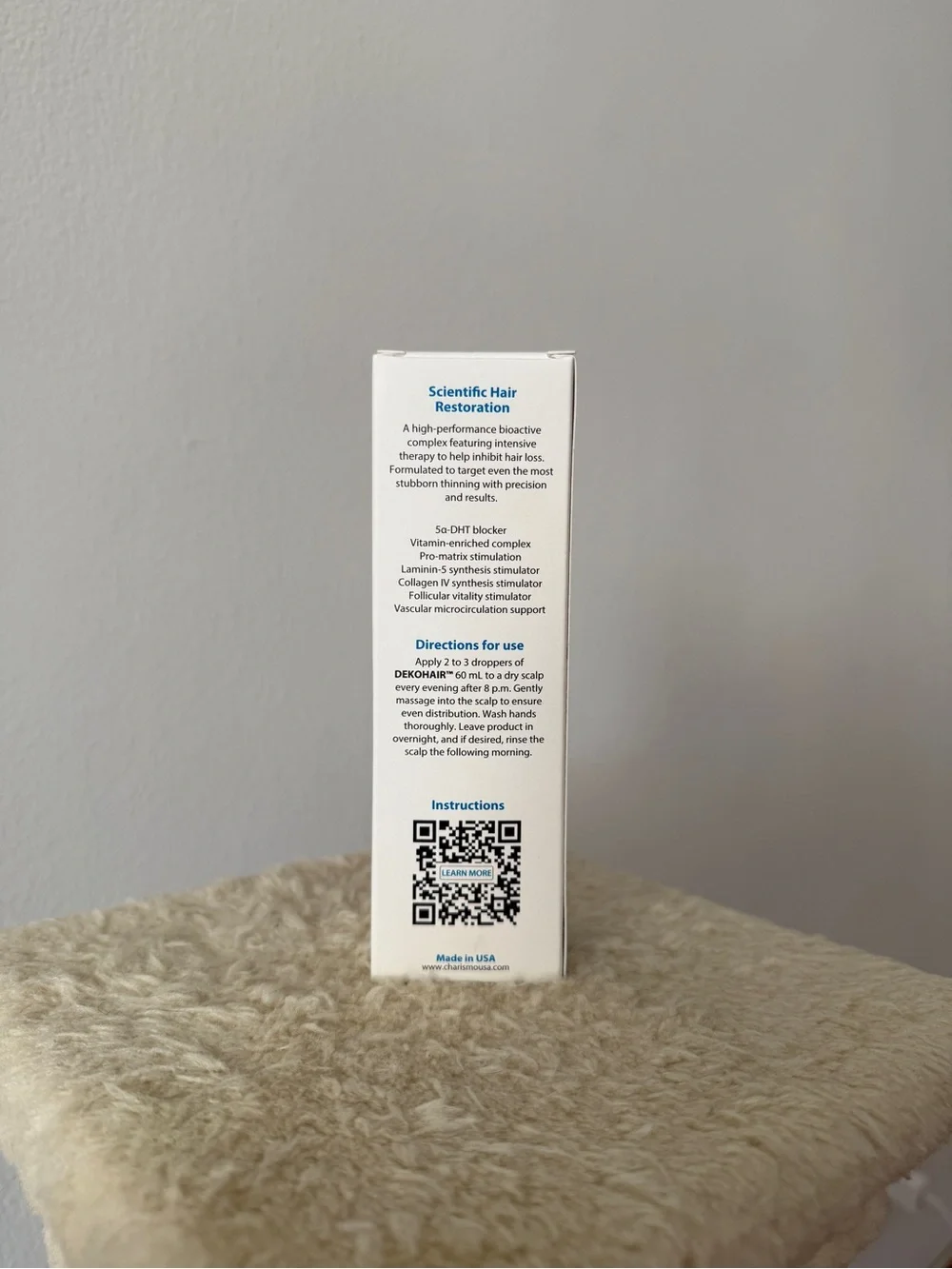 NWT CHARISMO DEKOHAIR 60ML